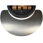 Deska ochranná před krb (kartáčovaný nerez) DN 700